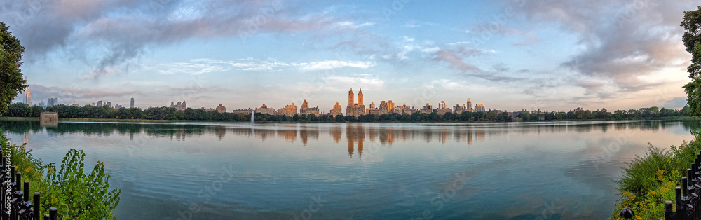 Central Park Reservoir in early morning