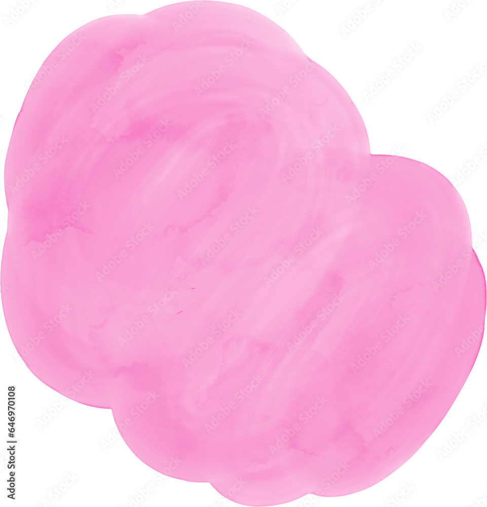 Watercolor Brush Stroke Hand Drawn Vivid Pink Watercolor Brush Stroke Hand Drawn Vivid Pink