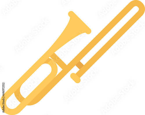 design vector image icons trombone