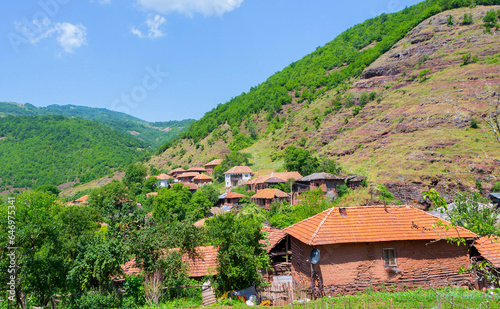 Enchanting Old Mountain Village Roofs