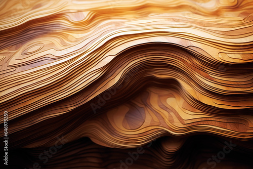 wood carving layers, abstract woodcut layer art background	
