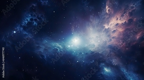 Abstract Outer Space Endless Nebula Galaxy Background © Neo