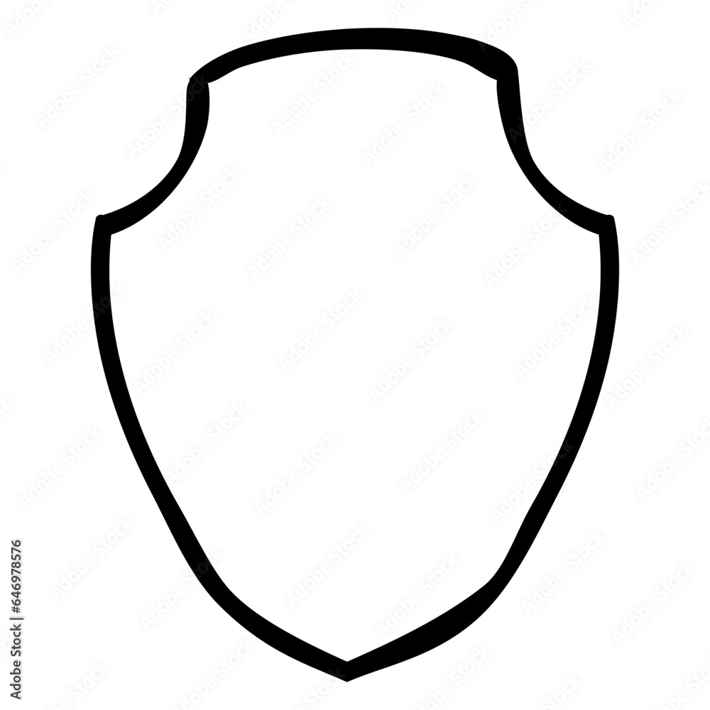 simple vector doodle hand draw sketch, badge 
