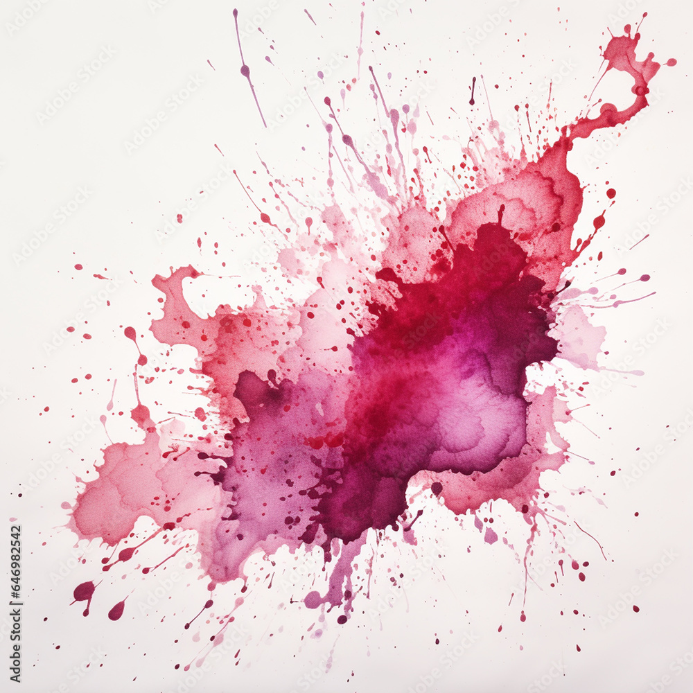 Vibrant Paint Stains Watercolor Flair