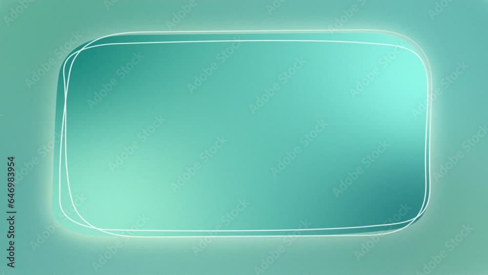 Motion loop turquoise liquid frame swaying smoothly on a 4K background. Motion loop turquoise liquid frame swaying smoothly on a 4K background.