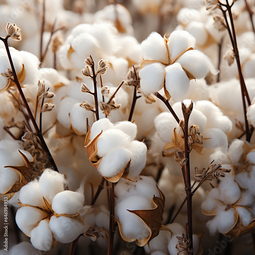 cotton plants, Ai generated