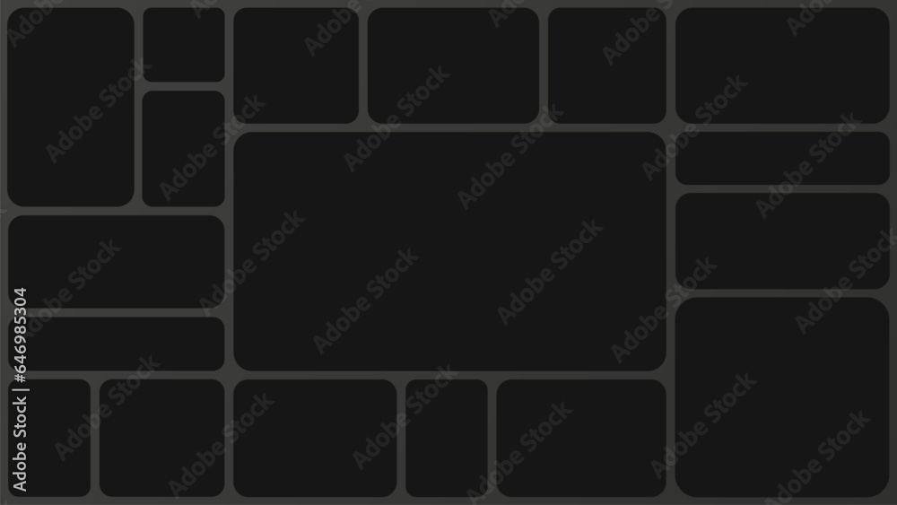 Apple Summary Slide, Apple Presentation Tiles Template. Dark Version Apple Summary Slide, Apple Presentation Tiles Template. Dark Version