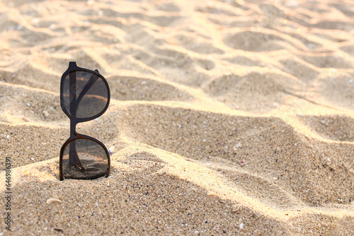 Stylish black sunglasses re...