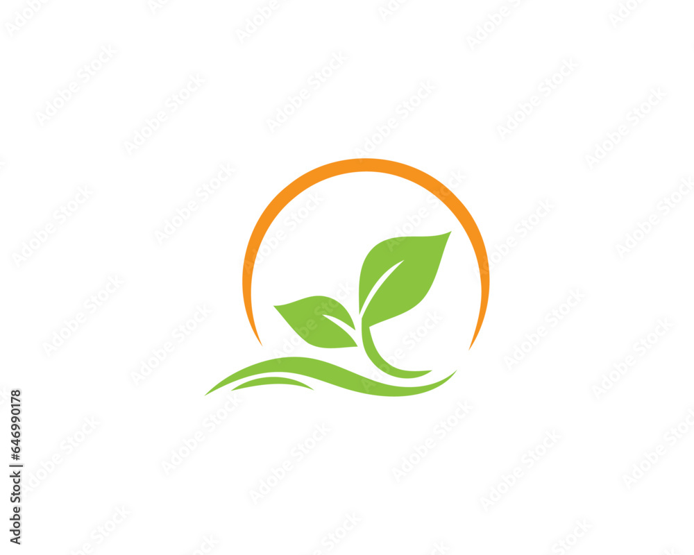 leaf logo leaf logo