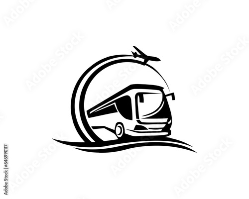 airplane bus logo