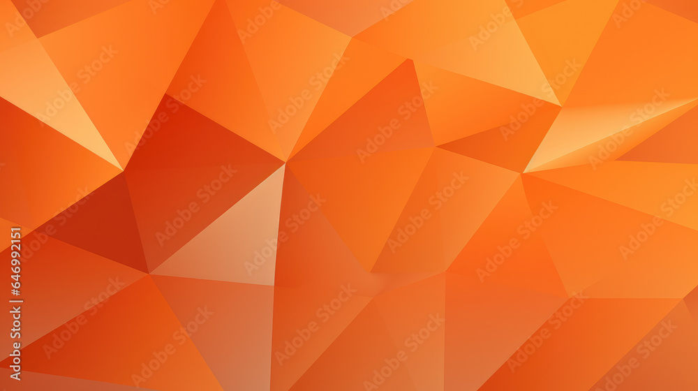 Irregular polygonal orange background material Irregular polygonal orange background material