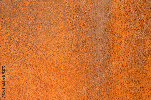 Rusty brown metal surface with oxidized steel background. Corroded iron texture