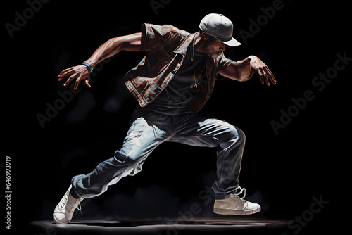 Krumping (United States) - High-energy street dance style with intense, exaggerated movements and freestyle elements (Generative AI)