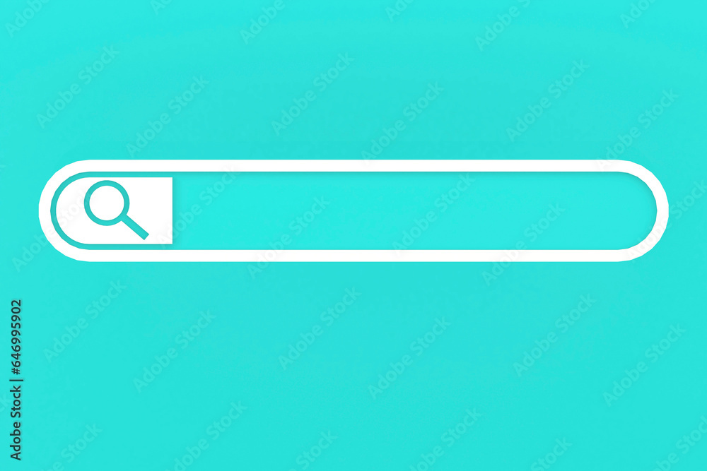 Search bar on cyan background Search bar on cyan background