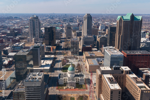 Downtown St Louis Viewed from the Arch