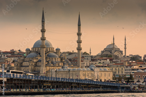 Photography Cityscape of the Golden Horn of Istanbul, Turkey