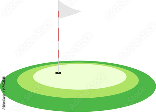 골프장 지형 삽화