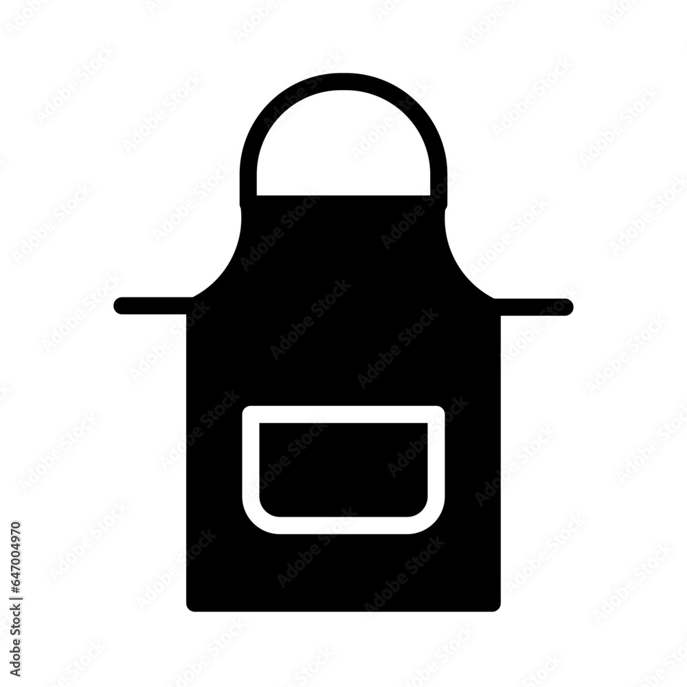 Apron Barbecue Food Icon Apron Barbecue Food Icon