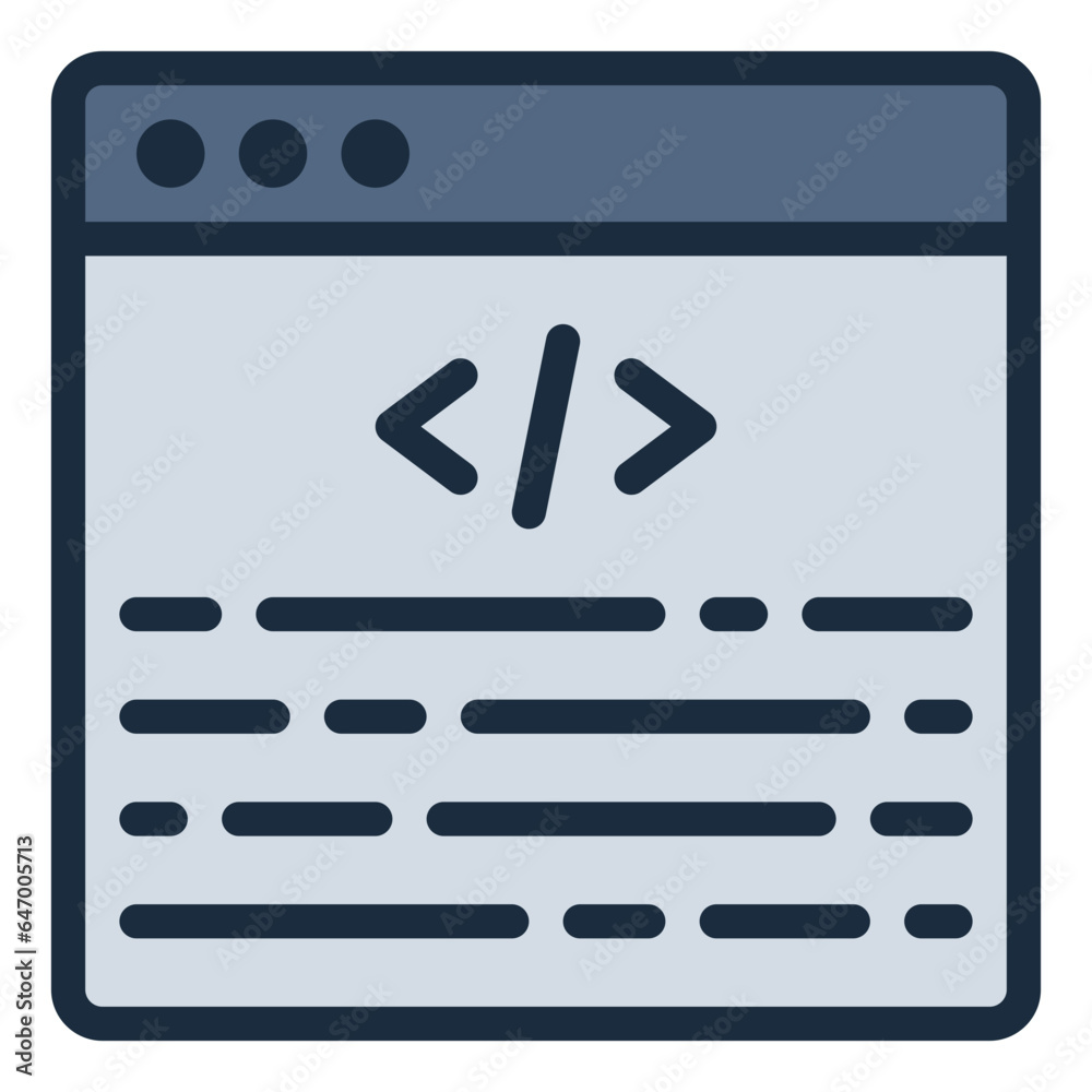 programming filled line icon programming filled line icon