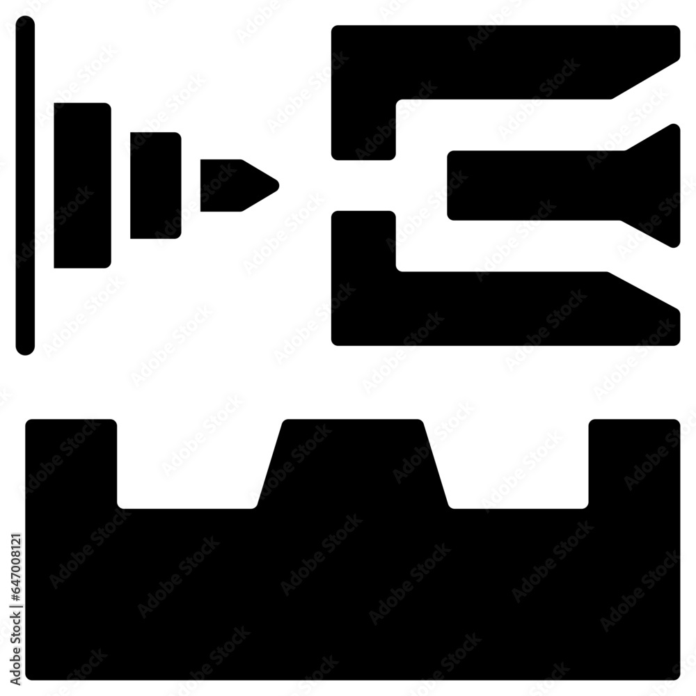Molding Injection Icon Molding Injection Icon