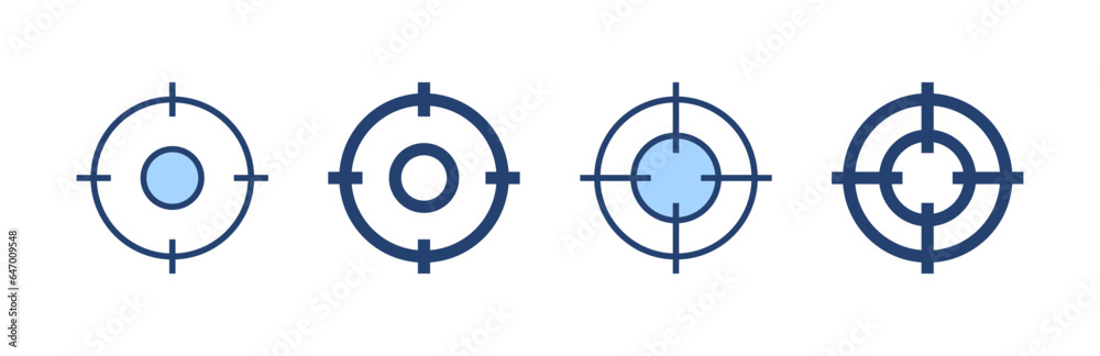 Target icon vector. goal icon vector. target marketing sign and symbol
