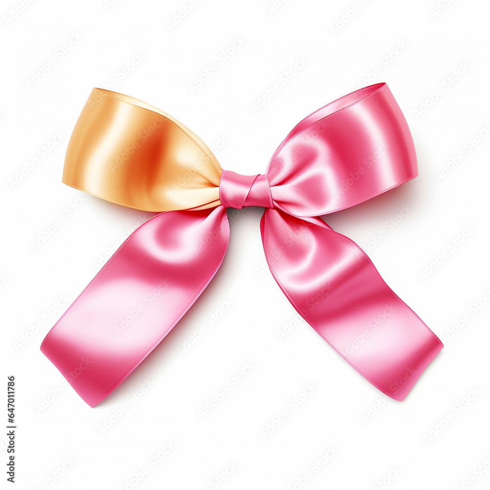 Pink ribbon for a healthy life