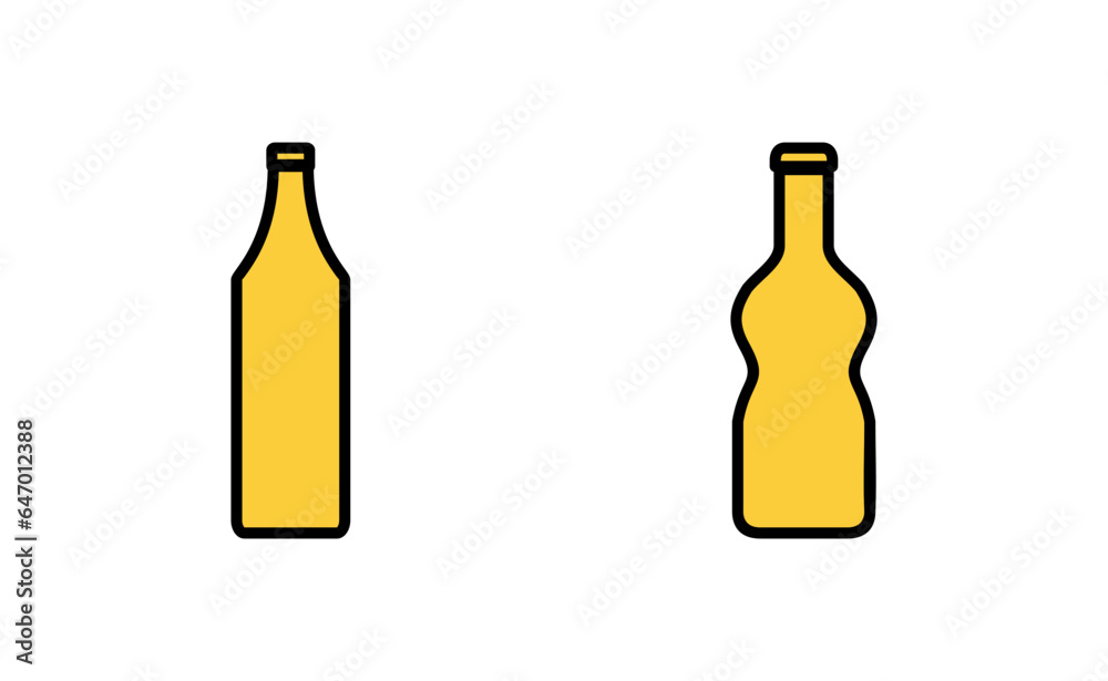 Bottle icon set for web and mobile app. bottle sign and symbol Bottle icon set for web and mobile app. bottle sign and symbol