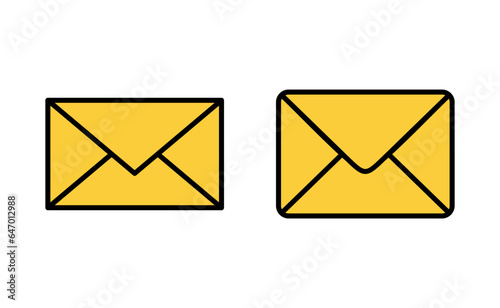 Mail icon set tor for web and mobile app. email sign and symbol. E-mail icon. Envelope icon