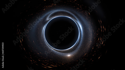 ブラックホール：光さえ逃れられない強力な重力領域 No.002 Black Hole A Region of Space-Time with Gravity So Strong That Not Even Light Can Escape Generative AI