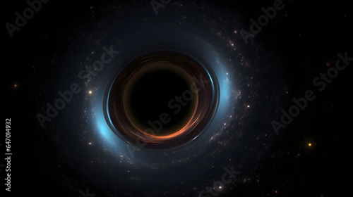 ブラックホール：光さえ逃れられない強力な重力領域 No.016 Black Hole A Region of Space-Time with Gravity So Strong That Not Even Light Can Escape Generative AI