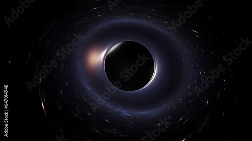ブラックホール：光さえ逃れられない強力な重力領域 No.005 Black Hole A Region of Space-Time with Gravity So Strong That Not Even Light Can Escape Generative AI