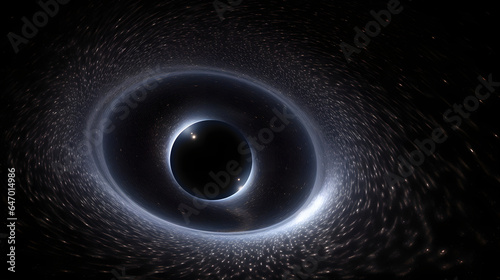 ブラックホール：光さえ逃れられない強力な重力領域 No.013 Black Hole A Region of Space-Time with Gravity So Strong That Not Even Light Can Escape Generative AI