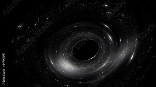 ブラックホール：光さえ逃れられない強力な重力領域 No.006 Black Hole A Region of Space-Time with Gravity So Strong That Not Even Light Can Escape Generative AI