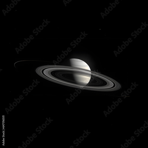土星：美しいリングの惑星 No.001  Saturn The Planet of Beautiful Rings Generative AI