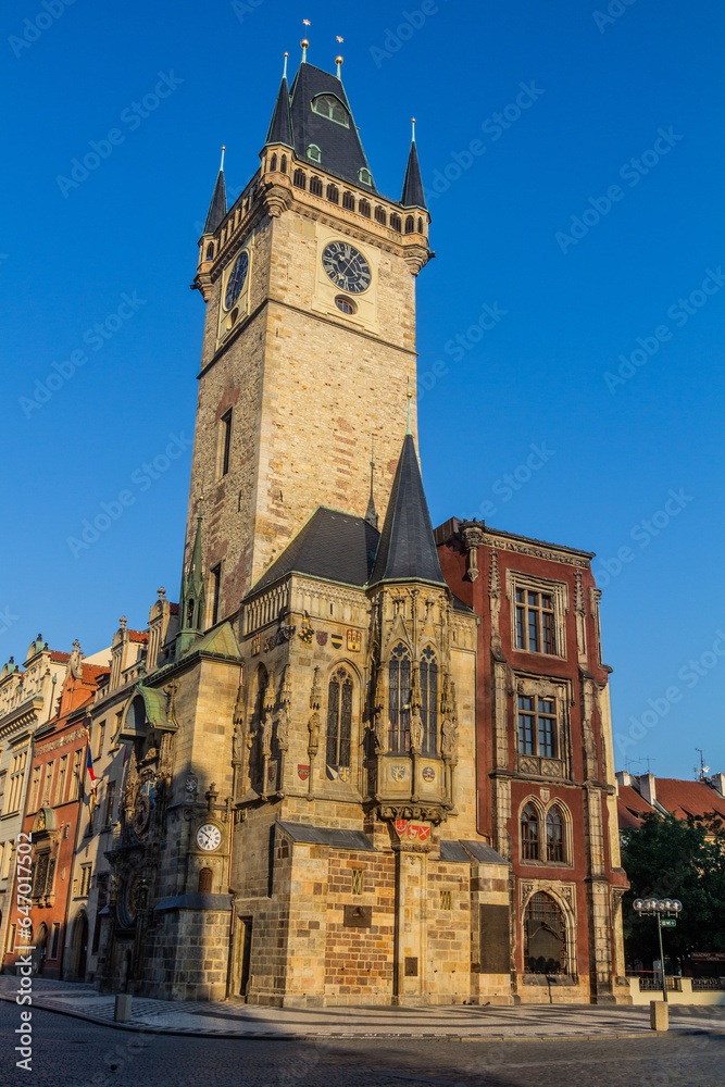 View the Old Town Hall in Prague, Czech Republic