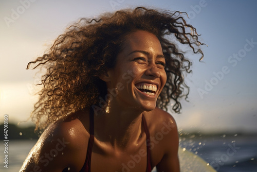 Outdoors young beach sea adult summer beauty happy women smile portrait person © SHOTPRIME STUDIO