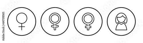 Female icon vector. toilet icon. restroom sign. gender