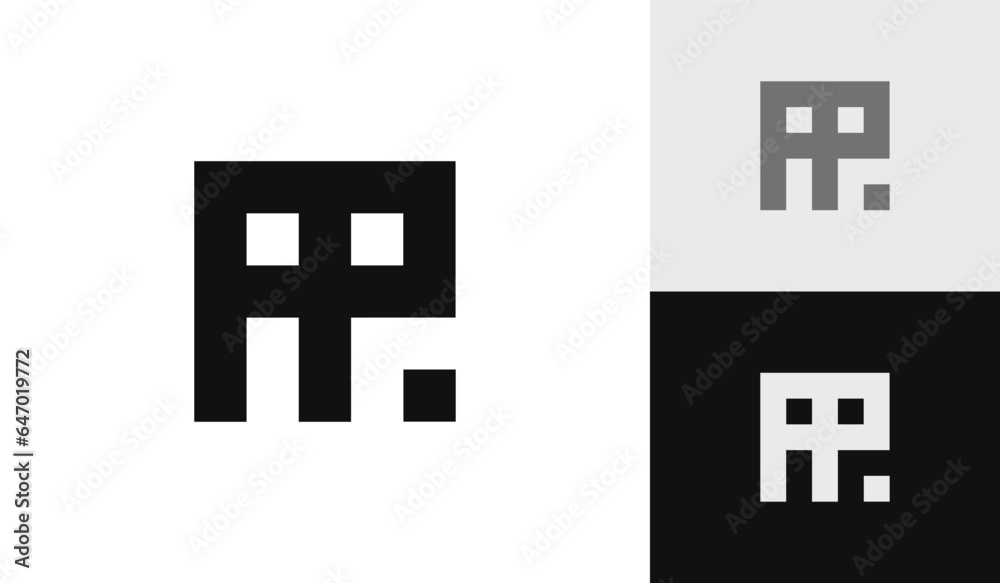 Letter AP initial monogram logo design Letter AP initial monogram logo design