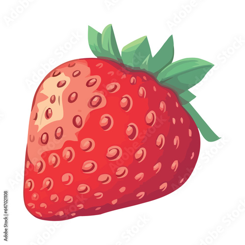 Fresh strawberry  a healthy gourmet summer snack