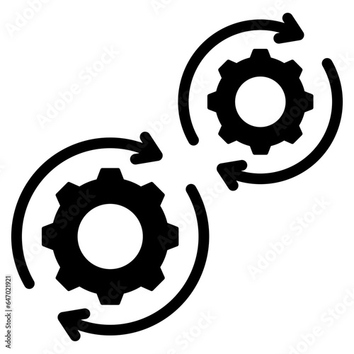 Automation Glyph Icon