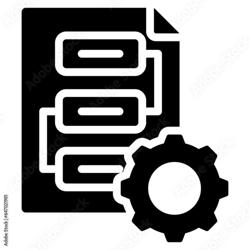 Procedure Management Glyph Icon