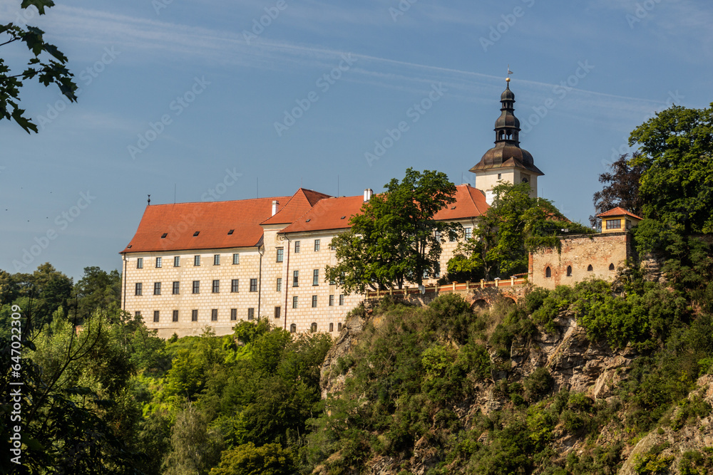 View of Bechyne castle, Czech Republic