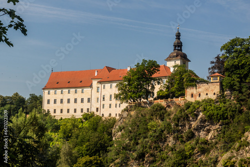 View of Bechyne castle  Czech Republic