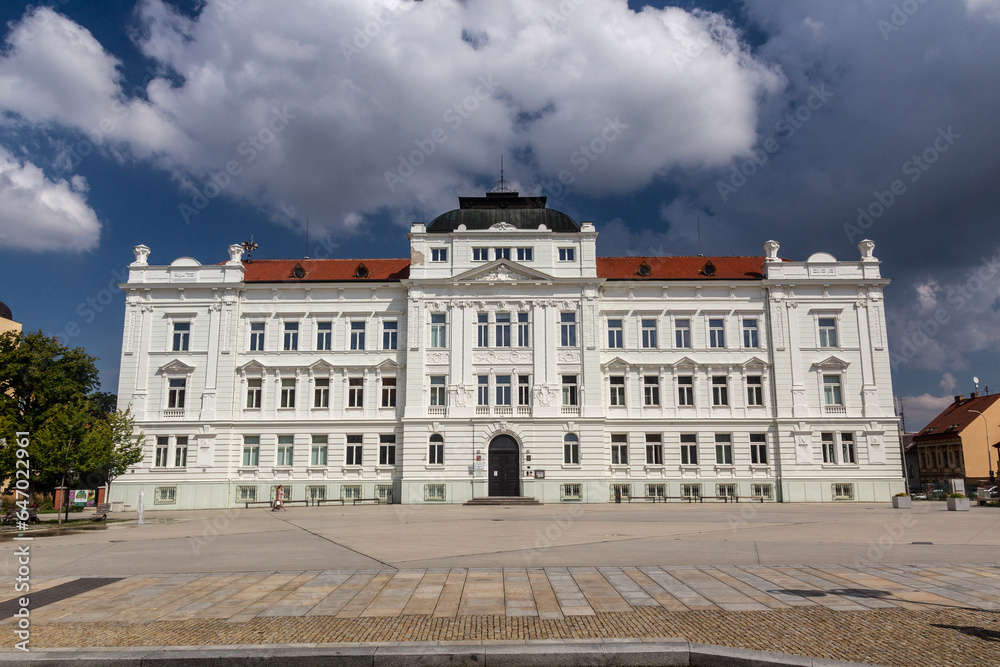 Building of the High school of agriculture in Tabor city, Czech Republic
