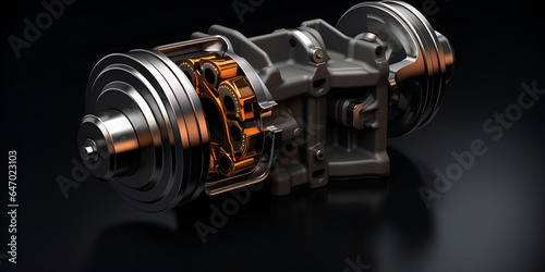 Motor parts as crankshaft and pistons