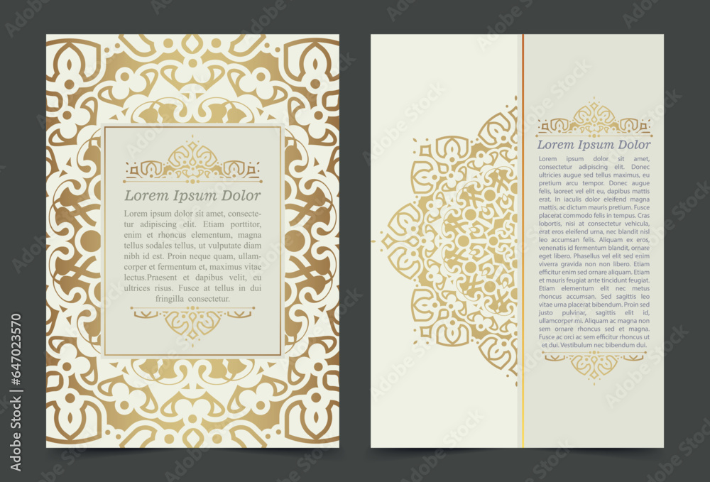 Luxury ornamental mandala background with arabic islamic east pattern style Luxury ornamental mandala background with arabic islamic east pattern style