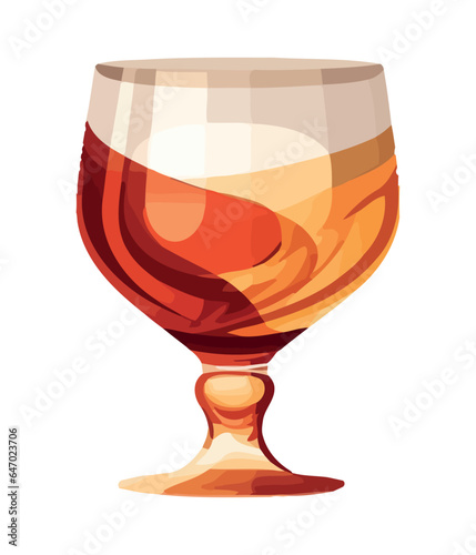 Luxury whiskey bar backdrop with crystal glass
