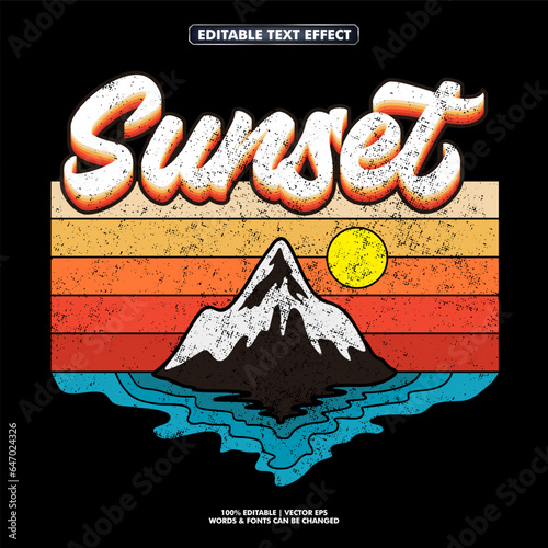 Vintage outdoor design concept. vintage  retro summer badge