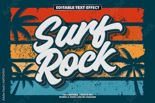 Vintage retro text effect with retro summer vibes background. Vintage printing template for poster and tshirt design. Outdoor design with retro concept