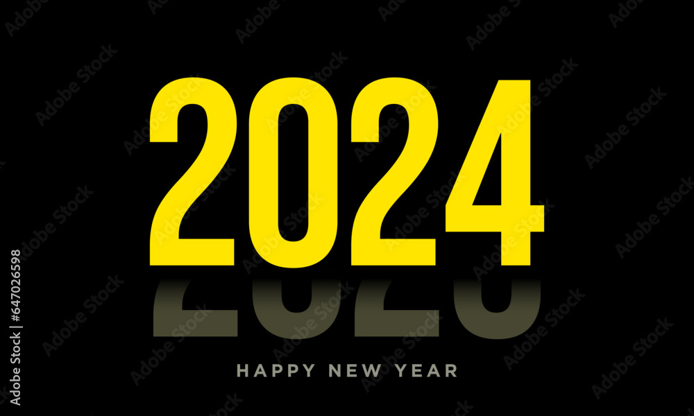 2024 Happy New Year Background Design. 2024 Happy New Year Background Design.